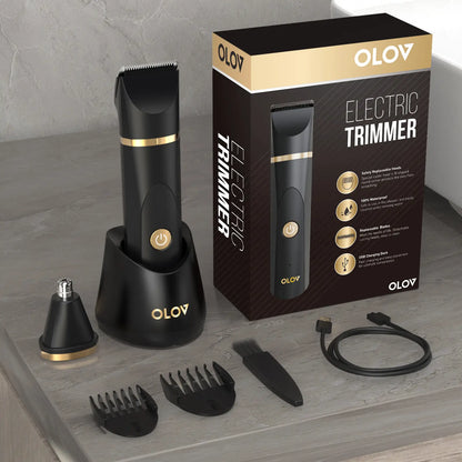 Anti-Nick Body & Ball Trimmer - SafeCeramic Blade Groomer for Men