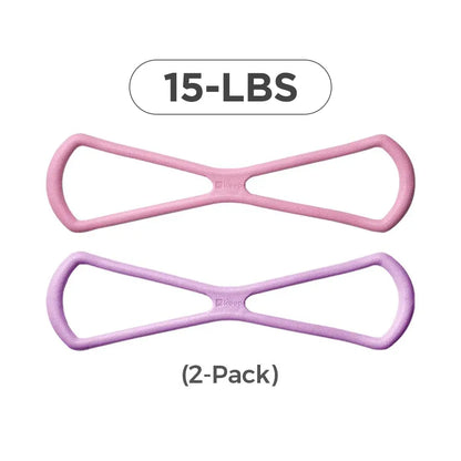 Keep Resistance Bands Figure 8 Exercise Bands for Women 8 Shaped TPE Material for Arms Chest Expander Yoga Gym Fitness Muscle Training SummerVibes