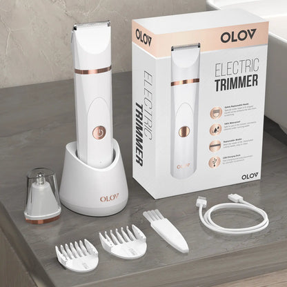 Anti-Nick Body & Ball Trimmer - SafeCeramic Blade Groomer for Men