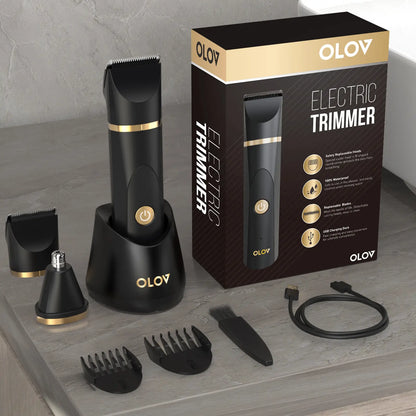 Anti-Nick Body & Ball Trimmer - SafeCeramic Blade Groomer for Men