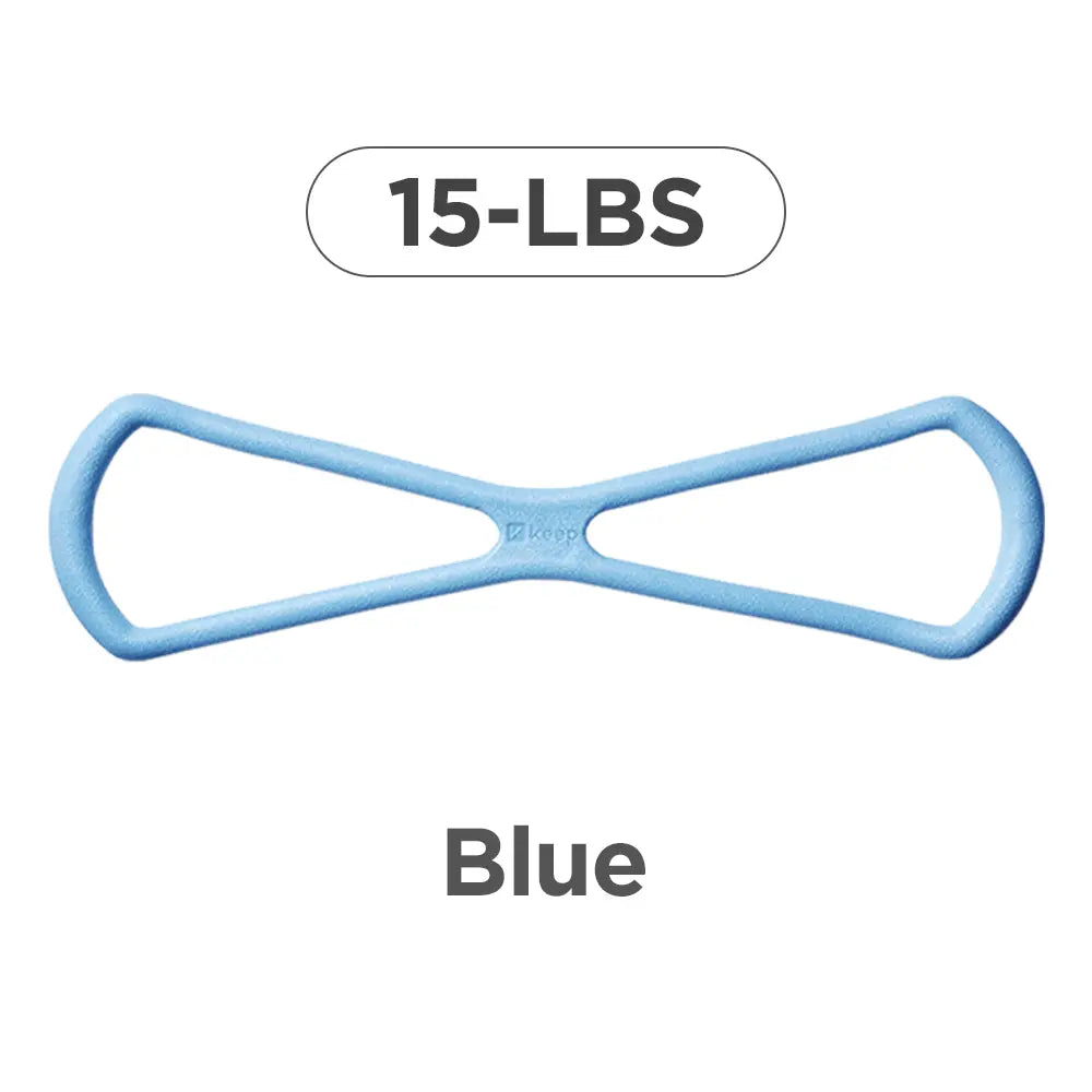 Keep Resistance Bands Figure 8 Exercise Bands for Women 8 Shaped TPE Material for Arms Chest Expander Yoga Gym Fitness Muscle Training SummerVibes