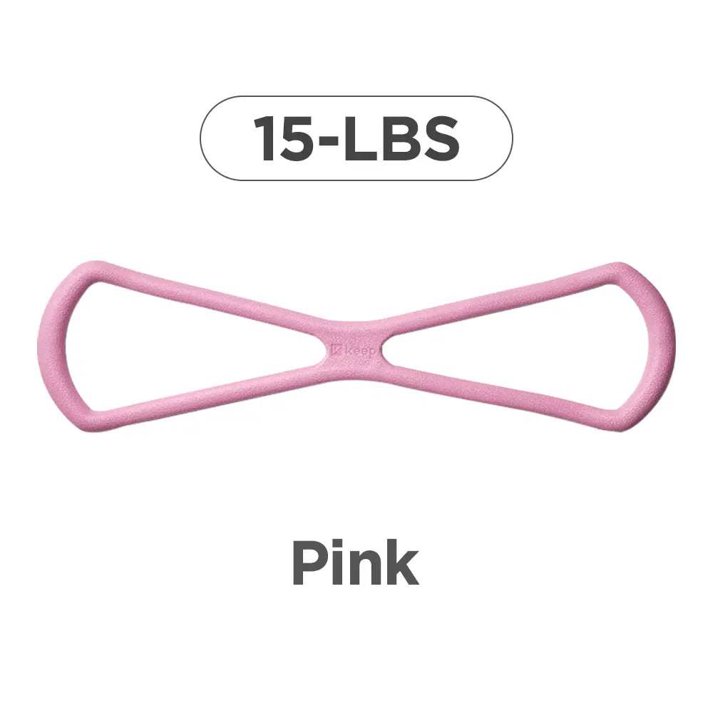 Keep Resistance Bands Figure 8 Exercise Bands for Women 8 Shaped TPE Material for Arms Chest Expander Yoga Gym Fitness Muscle Training SummerVibes
