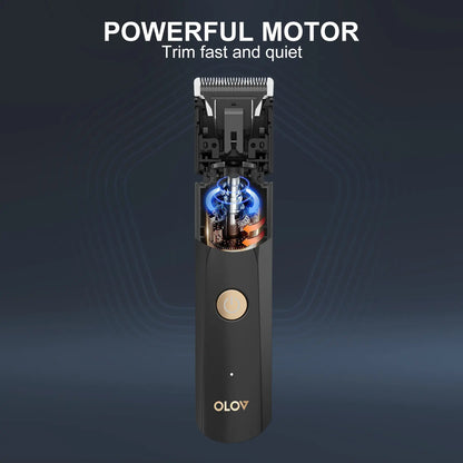 Anti-Nick Body & Ball Trimmer - SafeCeramic Blade Groomer for Men